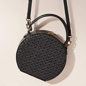 Anthropologie Serena Woven Circle Bag